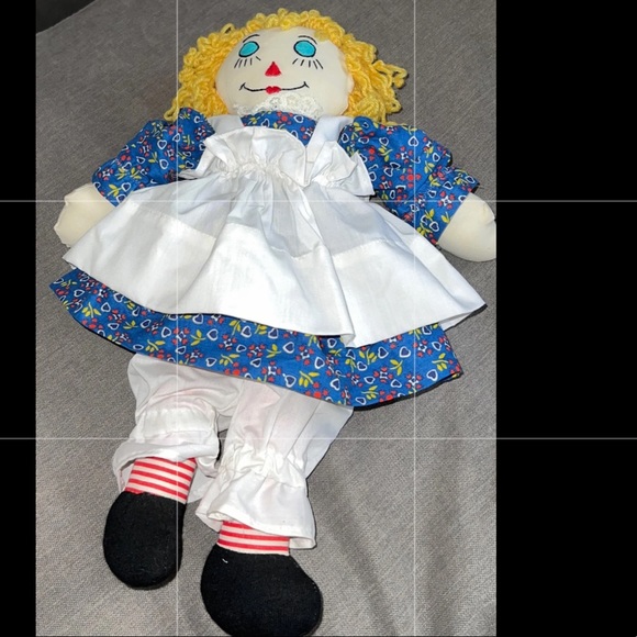 Raggedy Ann Doll, 15 inches, Handmade By Fran - Picture 1 of 6